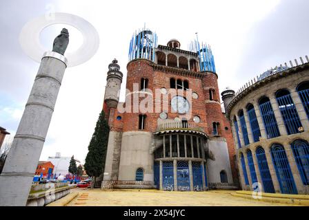 Cathédrale moderne fabriquée par Justo Gallego à Mejorada del Campo, Madrid, Espagne Banque D'Images