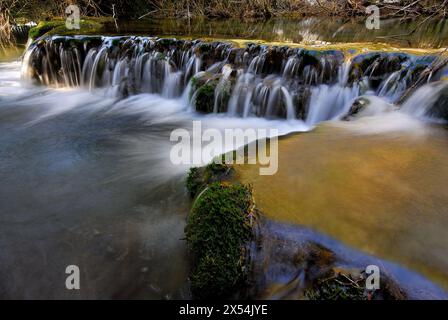 Brith de la rivière Cuervo, Cuenca, España Banque D'Images