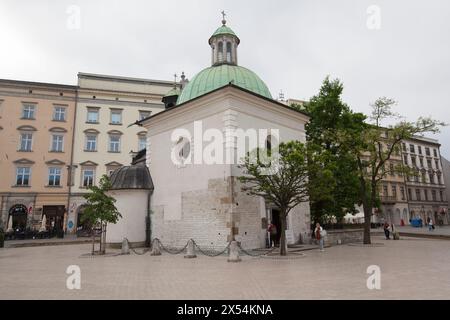 Église de Wojciech à Cracovie - Kościół Świętego Wojciecha w Krakowie Banque D'Images