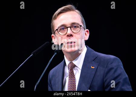 36. Bundesparteitag der CDU Deutschland 2024 Philipp Amthor auf dem 36. Parteitag der CDU Deutschland im Estrel in Berlin Berlin Berlin Deutschland *** 36 Conférence fédérale du Parti de la CDU Allemagne 2024 Philipp Amthor à la Conférence du Parti de la CDU Allemagne 36 à l'Estrel à Berlin Berlin Berlin Allemagne Banque D'Images