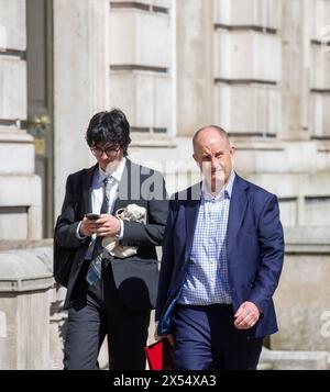 Londres, 7e 2024 Kevin Hollinrake député devant le bureau du Cabinet vu Whitehall crédit : Richard Lincoln/Alamy Live News Banque D'Images