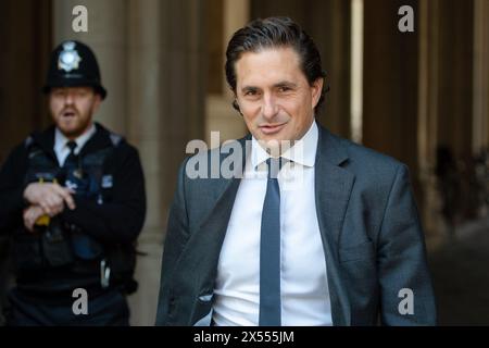 Londres, Angleterre, Royaume-Uni. 7 mai 2024. Le ministre des anciens combattants JOHNNY MERCER arrive à Downing Street pour une réunion du Cabinet. (Crédit image : © Thomas Krych/ZUMA Press Wire) USAGE ÉDITORIAL SEULEMENT! Non destiné à UN USAGE commercial ! Banque D'Images