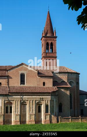 Église et couvent d'Annunziata à Cortemaggiore, dans la province de Piacenza, Emilie-Romagne, Italie Banque D'Images