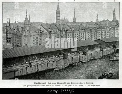 Géographie / voyage, Allemagne, Hambourg, Sandtor Pier, LE COPYRIGHT DE L'ARTISTE NE DOIT PAS ÊTRE EFFACÉ Banque D'Images