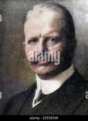 Zimmermann, Arthur, 5.10.1864 - 6,6.1940, homme politique allemand, ministre des Affaires étrangères 1916 - 1917, portrait, ADDITIONAL-RIGHTS-LEARANCE-INFO-NOT-AVAILABLE Banque D'Images