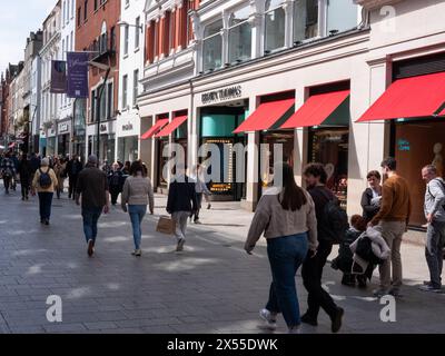 Brown Thomas grand magasin sur Grafton Street à Dublin, Irlande. Banque D'Images