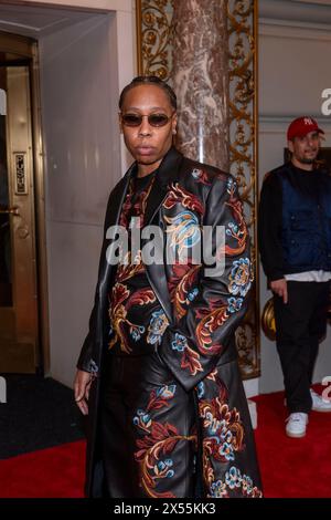 New York, États-Unis. 06 mai 2024. Lena Waithe quitte l’Hôtel Pierre pour le met Gala 2024 à New York, USA, le 6 mai 2024. (Photo de Thenews2/NurPhoto) crédit : NurPhoto SRL/Alamy Live News Banque D'Images