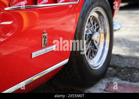 1965 Ferrari 275 Spider roue à fil Banque D'Images