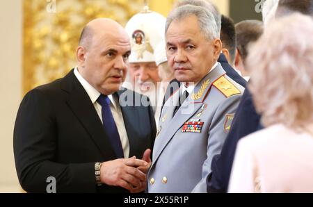 Événements célébrant la réintégration de Vladimir Poutine à la présidence russe le 7 mai 2024. (Photo : Bureau du Président russe) Banque D'Images