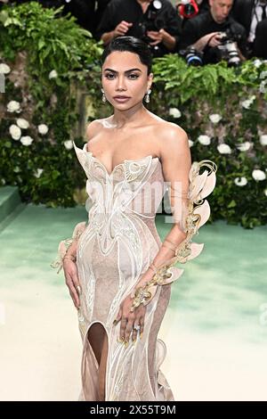 New York, États-Unis. 07 mai 2024. Mona Patel assiste au concours 2024 du costume Institute pour « Sleeping Beauties : Reawakening Fashion » au Metropolitan Museum of Art le 6 mai 2024 à New York, aux États-Unis. Crédit : Abaca Press/Alamy Live News Banque D'Images