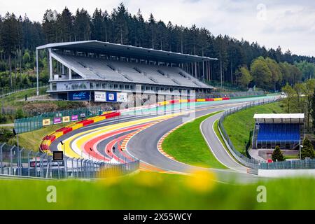 Stavelot, Belgique. 07 mai 2024. Illustration, piste, ambiance, Raidillon lors des 6 heures d'Imola 2024, 2ème manche du Championnat du monde d'Endurance FIA 2024, du 18 au 21 avril 2024 sur l'Autodromo Internazionale Enzo e Dino Ferrari à Imola - photo Julien Delfosse/DPPI crédit : DPPI Media/Alamy Live News Banque D'Images