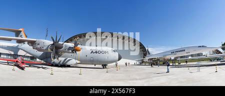 Aeroscopia. Musée aéronautique. Toulouse. Haute Garonne. La France. Banque D'Images