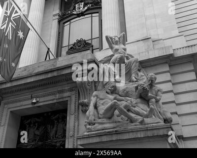 Awakening of Australia, sculpture, Australia House, The Strand, Londres, Angleterre, Royaume-Uni. GB. Banque D'Images