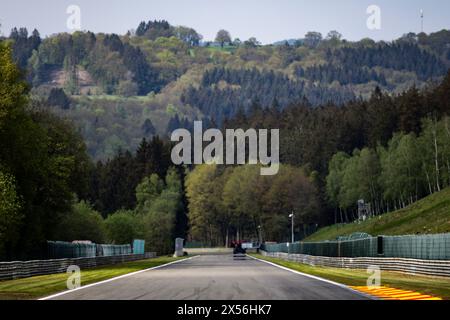 Stavelot, Belgique. 07 mai 2024. Illustration, piste, ambiance lors des 6 heures de Spa-Francorchamps TotalEnergies 2024, 3ème manche du Championnat du monde d'Endurance FIA 2024, du 8 au 11 mai 2024 sur le circuit de Spa-Francorchamps à Stavelot, Belgique - photo Julien Delfosse/DPPI crédit : DPPI Media/Alamy Live News Banque D'Images