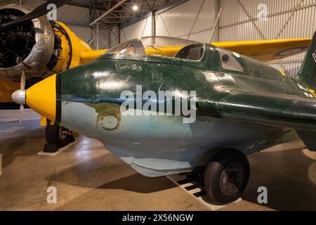 Messerschmitt Me163 Komet exposé au Museum of Flight, East Fortune, East Lothian, Écosse, Royaume-Uni Banque D'Images