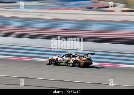 PORSCHE CARRERA CUP FRANCE 2024 circuit Paul Ricard, Castellet, FRANCE, 03/05/2024 Florent 'MrCrash' B. Banque D'Images