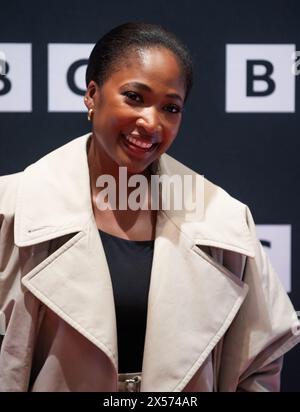 Adelayo Adedayo pose sur le tapis rouge avant l'événement Press Line avant la projection de la saison 2 de 'The Responder' à FACT Picture House Liverpool Banque D'Images