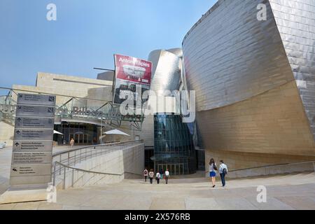 Musée Guggenheim, Bilbao, Biscaye, Pays Basque, Espagne Banque D'Images