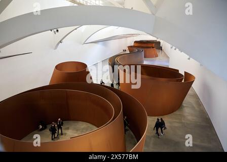 The Matter of Time, 1994-2005, Richard Serra, Musée Guggenheim, Bilbao, Biscaye, pays Basque, Espagne, Europe Banque D'Images