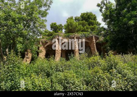 Barcelone, Espagne : ville dynamique et parcs. Banque D'Images