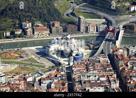 Musée Guggenheim, Bilbao, Biscaye, Pays Basque, Espagne Banque D'Images