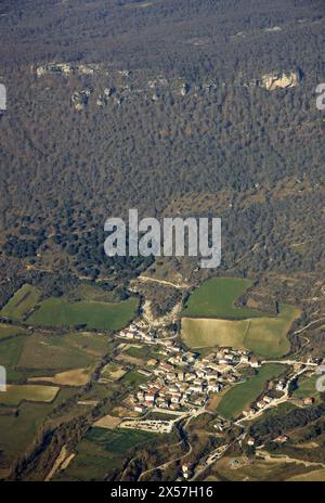 Baquedano, la Sierra de Urbasa, Navarre, Espagne Banque D'Images