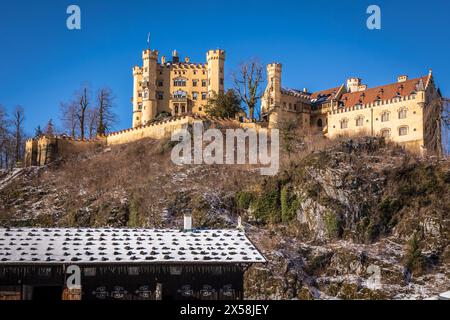 Géographie / voyage, Allemagne, Bavière, Schwangau, Château de Hohenschwangau, Schwangau, Allgaeu, Bavière, AUTORISATION-DROITS-SUPPLÉMENTAIRES-INFO-NON-DISPONIBLE Banque D'Images