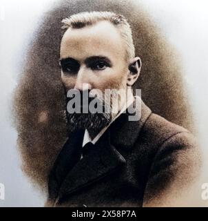 Curie, Pierre, 15.5.1859 - 19.4,1906, physicien, chimiste, portrait, photo, XIXe siècle, AUTORISATION-DROITS-SUPPLÉMENTAIRES-INFO-NON-DISPONIBLE Banque D'Images