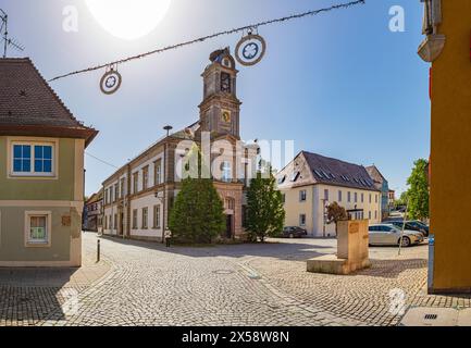 Le Heimatmuseum de la ville de Hoechstadt an der Aisch en Bavière, Allemagne Banque D'Images