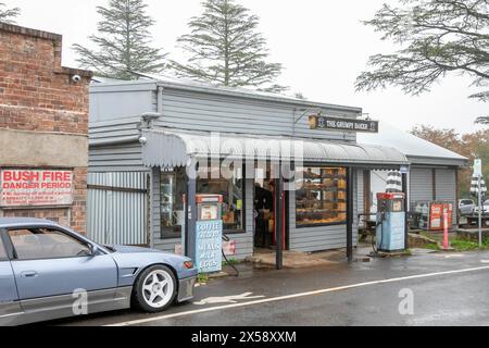 Bilpin Nouvelle-Galles du Sud Australie et le magasin de tarte Grumpy Baker, café et café sur la ligne de Bells de Bilpin Banque D'Images