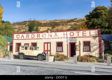 Hôtel Cardrona historique, Cardrona, Région de l'Otago, île du Sud, Nouvelle-Zélande Banque D'Images