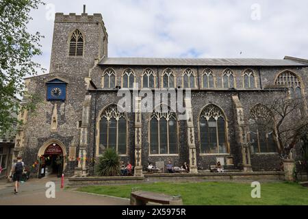 The Halls, St Andrew's Plain, Norwich, Norfolk, Angleterre, ROYAUME-UNI Banque D'Images
