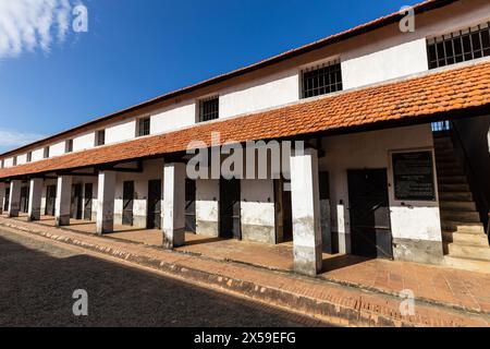 La prison de l'île de Con Dao au Vietnam Banque D'Images