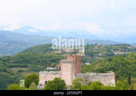 Château médiéval, maison de vacances de Juliette et Roméo Banque D'Images