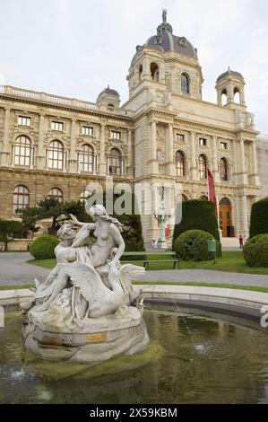 Le Kunsthistorisches Museum (Musée de l'histoire de l'Art) Maria-Theresien-Platz, à Vienne. L'Autriche Banque D'Images