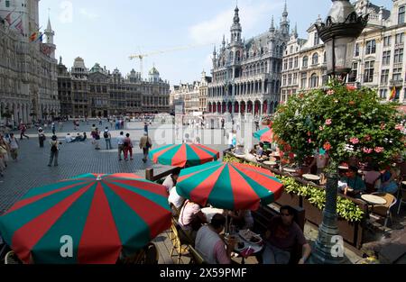 GRAND PLACE GROTE MARK BRUSSEL BRUXELLES BELGIQUE BRABANTE Banque D'Images