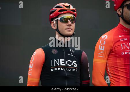 Novara, Italie. 06 mai 2024. Magnus Sheffield, équipe Ineos Grenadiers lors de l'étape 3 - Novara-Fossano, course du Giro d'Italia à Novara, Italie, 06 mai 2024 crédit : Agence photo indépendante/Alamy Live News Banque D'Images