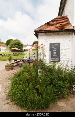 Tiger Inn Pub, East Dean, Eastbourne, East Sussex Banque D'Images