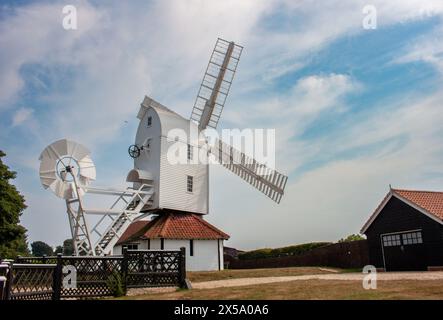 Thorpness Windmill, Suffolk, Royaume-Uni Banque D'Images