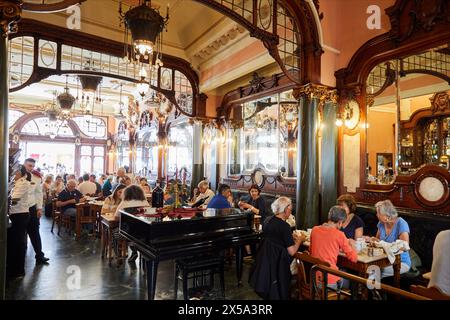 Majestic Café, Porto, Portugal Banque D'Images