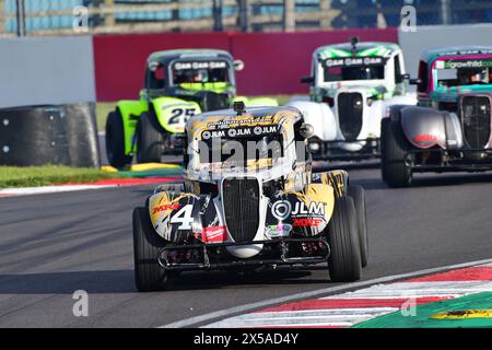 Jack Parker, Ford coupé 1934, Legends Cars Elite Cup, 5/8e échelle de course, les formes de carrosserie sont basées sur les styles Ford ou Chevrolet des années 1930, propulsé b Banque D'Images