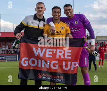 Brackley Town vs Boston United Vanarama National League North Play Off finale 04.05.2024 à St James Park, Brackley, Angleterre Banque D'Images