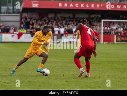 Brackley Town vs Boston United Vanarama National League North Play Off finale 04.05.2024 à St James Park, Brackley, Angleterre Banque D'Images