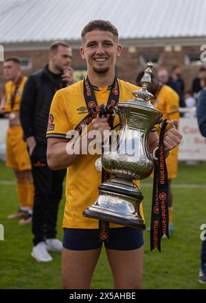 Brackley Town vs Boston United Vanarama National League North Play Off finale 04.05.2024 à St James Park, Brackley, Angleterre Banque D'Images