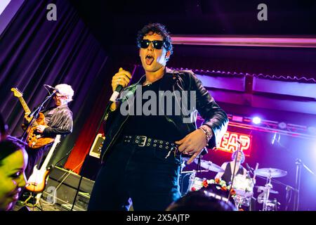 Milan, Italie. 06 mai 2024. British Indie Rock Band LEAP se produit en concert à Arci Bellezza à Milan, en Italie, le 6 mai 2024. (Photo de Maria Laura Arturi/NurPhoto) crédit : NurPhoto SRL/Alamy Live News Banque D'Images