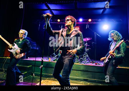 Milan, Italie. 06 mai 2024. British Indie Rock Band LEAP se produit en concert à Arci Bellezza à Milan, en Italie, le 6 mai 2024. (Photo de Maria Laura Arturi/NurPhoto) crédit : NurPhoto SRL/Alamy Live News Banque D'Images