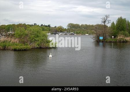 Wroxham, Norfolk, Angleterre, avril 2024 Banque D'Images