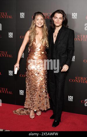 Georgia Lock et Damian Hurley arrivent pour une projection spéciale de son film Strictly Confidential à Everyman Chelsea à Londres. Date de la photo : mercredi 8 mai 2024. Banque D'Images