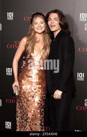 Georgia Lock et Damian Hurley arrivent pour une projection spéciale de son film Strictly Confidential à Everyman Chelsea à Londres. Date de la photo : mercredi 8 mai 2024. Banque D'Images