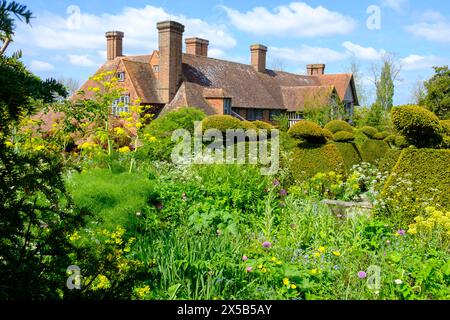 Grande maison et jardin de Dixter, East Sussex, Royaume-Uni Banque D'Images